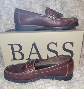 Bass Weejuns Katherine II Brown Leather Penny Loafers Size 8M Preppy Collegiate - Picture 1 of 11