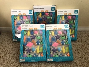 NEW pen + GEAR 25 Ocean Sea Eraser Pals Erasers Latex & Smudge-Free: 5 Boxes - Picture 1 of 3