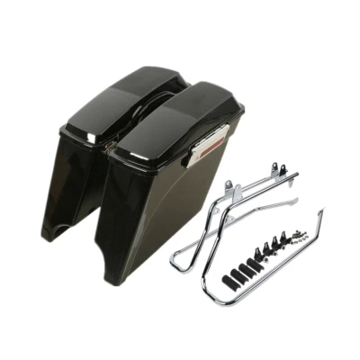 Alforje 5" 6x9" tampa de alto-falante e suporte adequado para Harley Softail Heritage 84-17 16 - Imagem 1 de 4