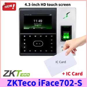 ZKTeco iFace702-S TCP/IP Facial Fingerprint Recognition Attendance Machine +IC - Picture 1 of 8