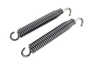 Outlaw Racing Stainless Steel Motorcycle Exhaust Pipe Muffler Springs Pair 75mm - Picture 1 of 1