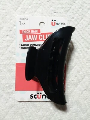 Scunci Thick Hair Jaw Clip 1 pc Black - Image 1 of 4