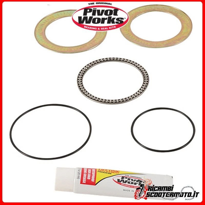 KIT CUSCINETTI AMMORTIZZATORE POSTERIORE PIVOT WORKS KAWASAKI KX 80 1988-1990 PW Foto 1 de 1