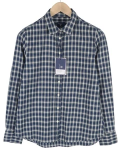 GANT Flannel Women`S Shirt EU38 Plaid Pattern Button-Up Spread Neck - Picture 1 of 9