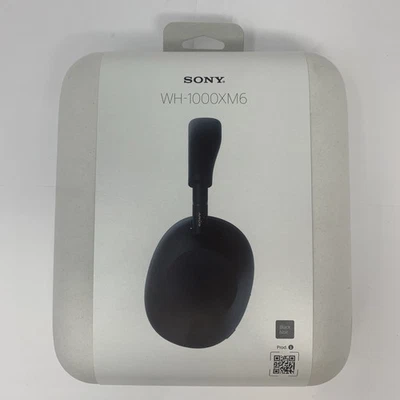 NEW Sony  WH-1000XM6 Wireless Noise Canceling Headphones - Black - Image 1 of 2