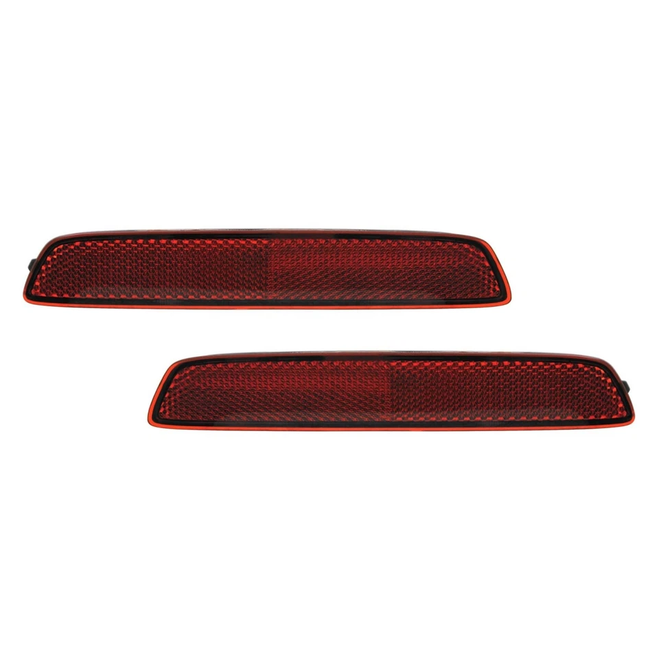 For GMC Terrain 10-15 Bumper Reflector Set Rear Driver & Passenger Side Bumper Foto 1 de 3