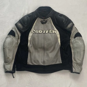 Cortech HRX Motorcycle Jacket Mens Extra Large XL Black Gray Riding Jacket - Picture 1 of 19