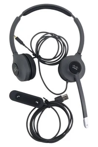 Cisco Headset 521 Schwarz Kopfbügel Boom Mikrofon USB Kabelgebunden - Bild 1 von 2