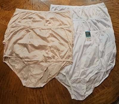 Mujer Vanity Fair Calzoncillos Ropa Interior NYLON Bragas Talla 9/2XL 15711 5 PARES Foto 1 de 4