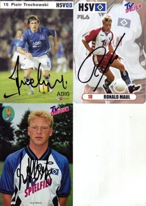 3 Autogrammkarten Hamburger SV HSV Albertz Maul und Trochowski - Bild 1 von 1