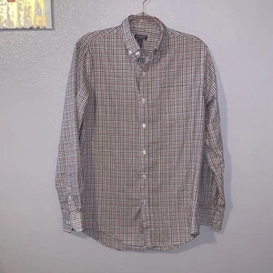 Van Heusen Flex Men’s small plaid long sleeve button down dress shirt - Picture 1 of 5