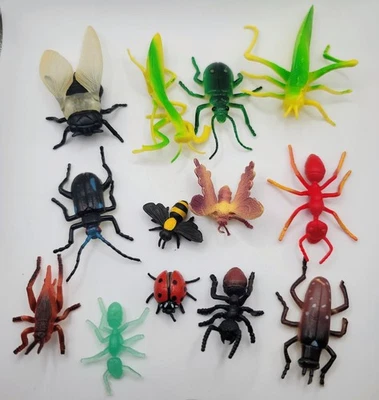 Bugs Figurine Toy Bundle Lot of 12 Plastic  Durable - Image 1 of 3