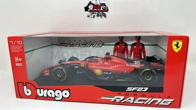 BURAGO BU16812LE FERRARI F1 SF-23 TEAM SCUDERIA FERRARI N 16 SEASON 2023 CHARLES - Immagine 1 di 2