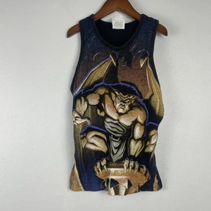 VTG Disney Gargoyles AOP Shirt Sleeveless Youth Small Graphic Cartoon Movie  - Picture 1 of 5