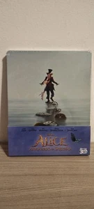 ALICE Attraverso lo Specchio steelbook Blu Ray + 3D Disney Johnny Depp Sigillato - Foto 1 di 2