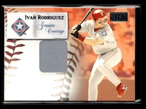 2000 SkyBox Ivan Rodriguez Genuine Coverage GU Jersey Relic Rangers ZZ4595 - Picture 1 of 2