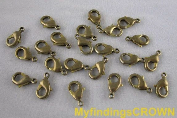 Cierres de langosta de latón macizo 12 mm W365 100 un. Foto 1 de 1