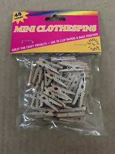 Mini Wäscheklammern 48 Stück Bastelprojekte - Bild 1 von 3