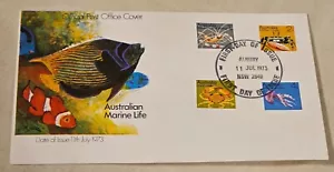 1st Day Issue Australian Marine Life 1c 2c 3c 4c Versionen all published July 1973  - Bild 1 von 10