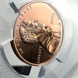 2003 1C Lincoln Cent PCGS MS68RD bestes Beispiel dieser Klasse mit explosivem Glanz - Bild 1 von 10