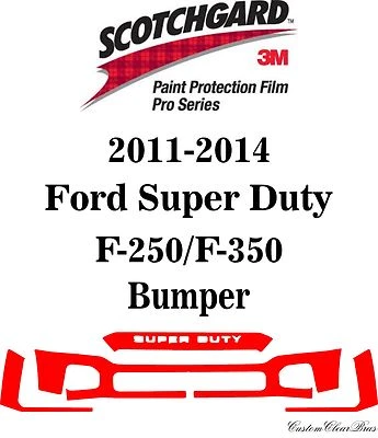 Película de protección de pintura 3M Scotchgard serie Pro 2014 Ford Super Duty F-250/F-350 Foto 1 de 3