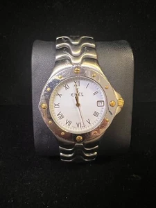 Ebel Classic Wave Men's Swiss Watch – Two-Tone Stainless Steel & Gold Accents - Picture 1 of 5