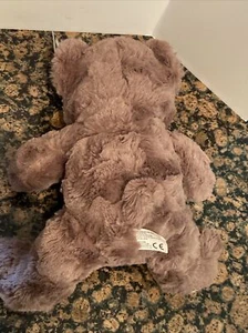 Kellytoy Super Soft Plush Sitting Brown Swirl Bear 10” - Picture 1 of 3
