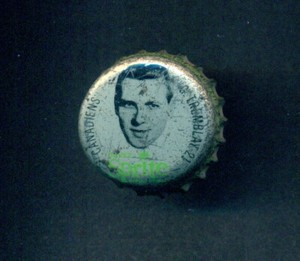 1964-65 SPRITE COCA COLA Coke BOTTLE CAP Cork Gilles Tremblay Montreal Canadiens