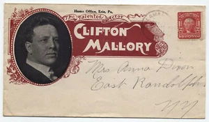 1906 Clifton Mallory Schauspieler Farbwerbung Cover Salamanca NY [y4021] - Bild 1 von 3