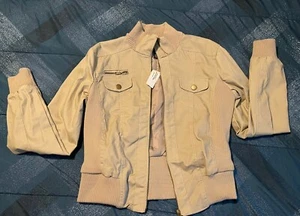 Khaki Womens Jacket - Picture 1 of 5