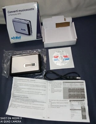 Walkman lettore convertitore di musicassette in MP3 - Immagine 1 di 4
