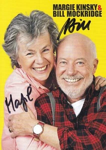 *Schauspieler* Autogrammkarte von MARGIE KINSKY & BILL MOCKRIDGE - Bild 1 von 1