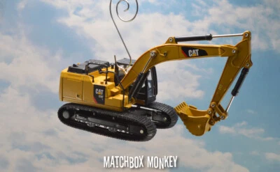 Rare Caterpillar CAT 320F L Excavator 1/64 Christmas Tree Ornament Deere Volvo - Image 1 of 4