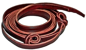 LeatherREINS CUSTOM HANDMADE LATIGO SPLIT WITH GEKNOTETED BIT ENDS 5/8, 3/4 and 1" - Bild 1 von 3