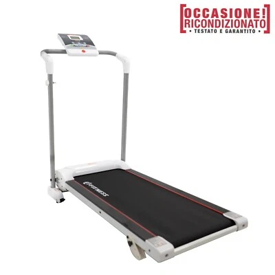 TAPIS ROULANT ELETTRICO PIEGHEVOLE 12KM/H KINOMAP ZWIFT CARDIO RICONDIZIONATO - Immagine 1 di 4