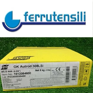 Filo Saldatura ESAB Acciaio Inox OK Autrod 308 LSi Bobina da Kg. 5 D200 mm. 0,8 - Imagen 1 de 2
