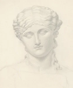 Lorna Bing (1897-1993) - 1915 Graphitzeichnung, klassische Skulptur - Bild 1 von 3