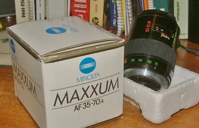 MINOLTA MAXXUM AF 35-70 LENS A++ CONDITION IN BOX - Image 1 of 3