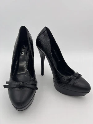 Zapatos de salón Charles By Charles David tacón de aguja negros Dottie Foto 1 de 4