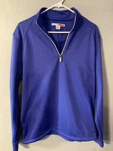 Men's Grand Slam 1/4 Zip. Size Medium. Color Blue. - Picture 1 of 3