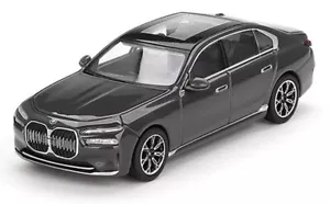 BMW i7 xDrive60 - David grey - Mini GT 1:64 - Bild 1 von 6