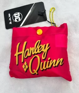 Harley Quinn Shopper Bag NEW GIFT Fold Up Tidy Pink DC “It’s Good To Be Bad” - Picture 1 of 3