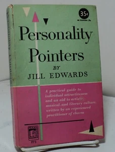 Personality Pointers by Jill Edwards - Permabooks P73 - 1950 - Imagen 1 de 2