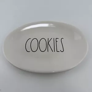 Rae Dunn piatto per biscotti piatto ovale per snack 8" - Foto 1 di 3