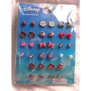 NEW Disney 16 piece Stud Earring Set Sensitive Ears Mickey Minnie Daisy Earrings - Picture 1 of 4