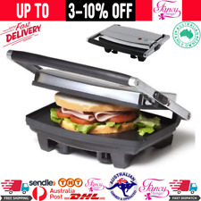 Cafe Press Stainless Steel 4 Slice 2 Sandwich Maker Grill Toasted Toaster