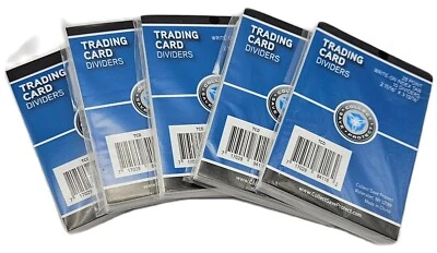(50) 28pt Trading Card Dividers - Fits Monster/Super Shoe Box and Storage Boxes - Image 1 of 3