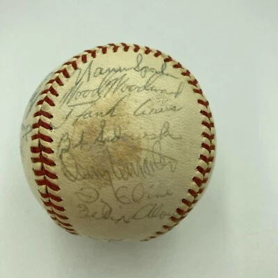 1964 Milwaukee Braves Team Signed National League Baseball PSA DNA COA - Image 1 of 4