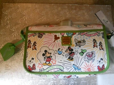 Bandolera ecuestre verde 10 aniversario boceto Disney Dooney & Bourke nueva con etiquetas Foto 1 de 4