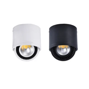 Dimmable/N LED COB Ceiling Light Fixture Picture Spotlight Rotatable Downlight - Picture 1 of 26